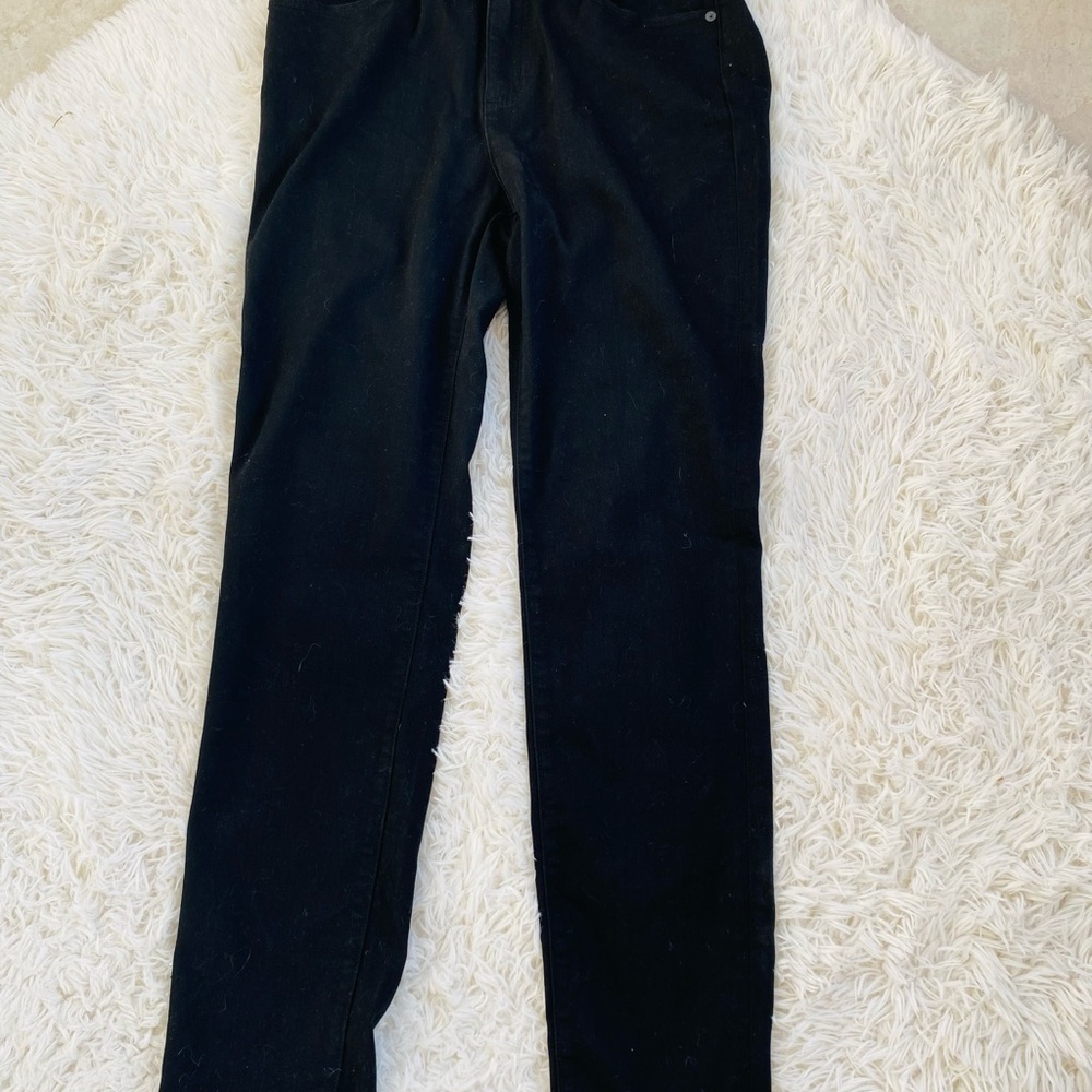 Lands’ End Curvy Fit Skinny Jeans Size 10 Mid Rise Stretch Classic Fit
